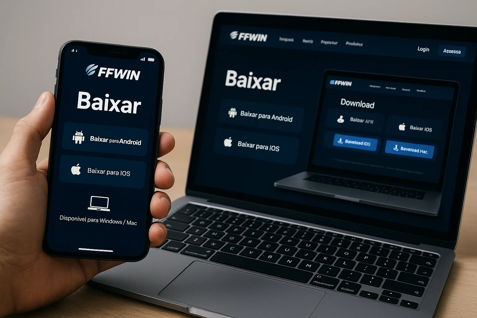 Baixar o FFWIN Cassino App