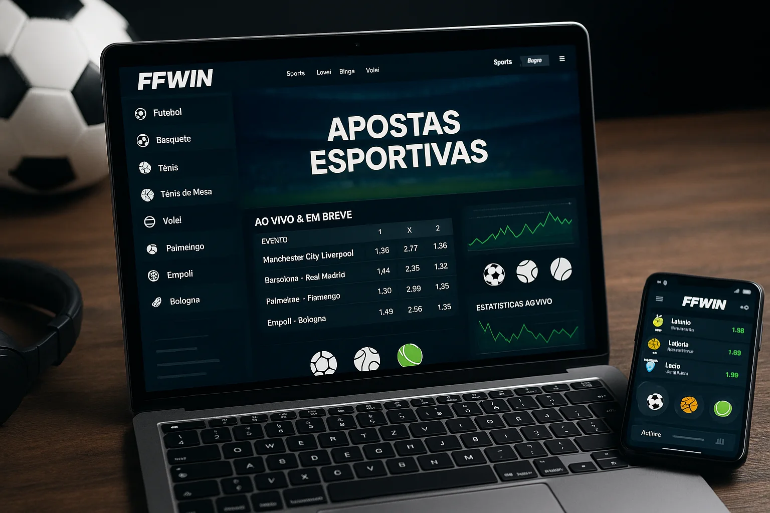 Aposte em apostas esportivas no cassino online FFWIN