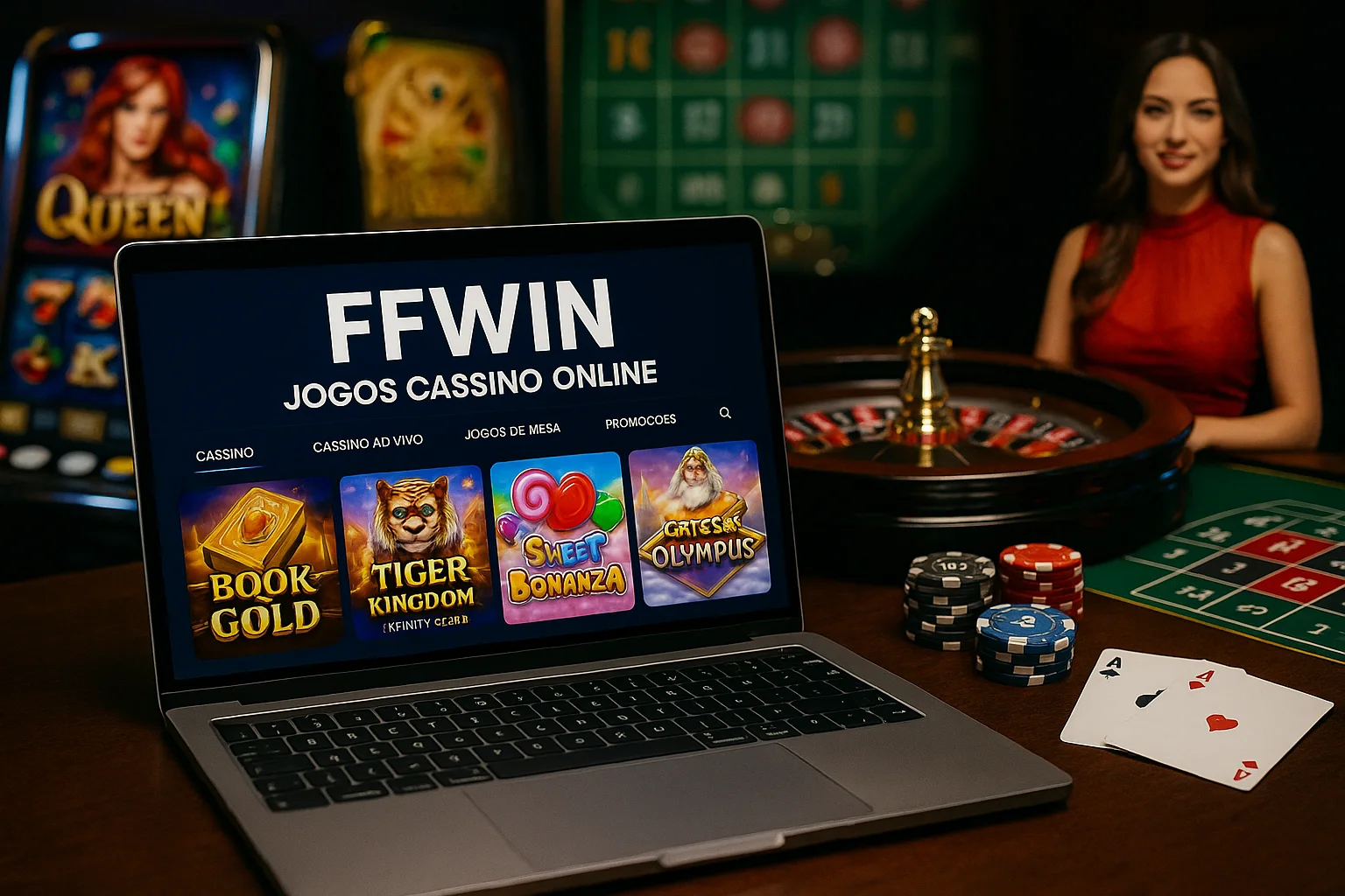 Jogos de cassino online inovadores e emocionantes na FFWIN