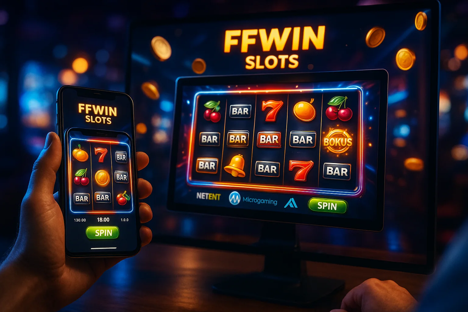 Explore o mundo das slot machines no FFWIN Casino